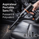 aspirateur portable sans fil – puissant & polyvalent