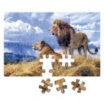 Puzzle Lion 120 pièces – Animal World – Dès 3 ans – Image 2