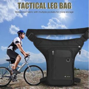 Sacoche Tactique Cuissarde Imperméable – Multi-poches, Randonnée & Moto - 31x18 cm