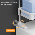 Étagère Murale Réglable – Rangement Intelligemment Optimisé pour la Salle de Bain – Image 3