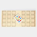 Jeu Éducatif en Bois – Bataille des Formes et des Couleurs (Shape Four-Color Battle) – Image 6