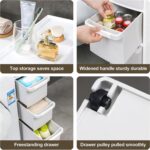 Meuble de Rangement à Tiroirs sur Roulettes – Gain de Place & Ultra Résistant (95 x 47,5 x 22 cm) – Image 4