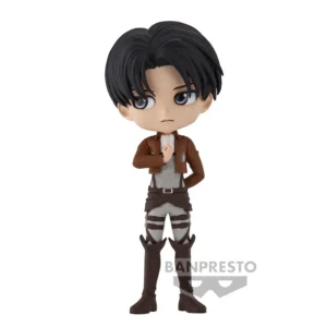 Figurine originale Attack on Titan – Levi Ackerman Q Posket Bandai Banpresto (16 cm)