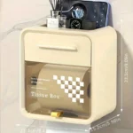 Boîte à Mouchoirs Murale Étanche 360° – Design Élégant & Pratique – Image 2