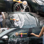 Brosse Rotative de Lavage pour Voiture – Kit Complet Multifonction avec Pulvérisateur de Mousse Intégré – Image 3