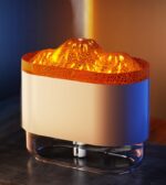 Humidificateur Volcan Flamme – Lumière Ambiante 3D, Diffusion Ultrasonique – Image 4