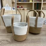 Paniers de Rangement Tressés – Élégance Naturelle & Rangement Organisé