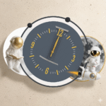 Horloge Murale Astronaute Design – Thème Spatial, Décoration Moderne & Silencieuse – Image 3