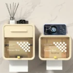 Boîte à Mouchoirs Murale Étanche 360° – Design Élégant & Pratique