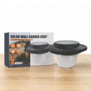 Applique Murale Solaire Extérieure – 3 Modes d'Éclairage | Énergie Solaire & Détection