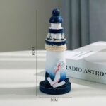 Phare Décoratif Style Marin – Ambiance Côtière, Détails Artisanaux - 13 cm – Image 2