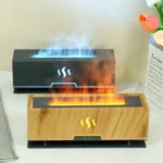Diffuseur Humidificateur Effet Flamme – 8 Couleurs LED, Ultrasonique Silencieux - 250x68x92mm – Image 2