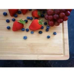 Planche à Découper Premium – Bambou Organique, Rainures Anti-Gouttes - 45x30 cm – Image 4