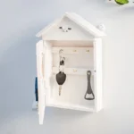 Porte-Clés Mural Cottage Marin – Boîte à Clés Décorative, Style Plage Chic - 29.5x18x5.3cm – Image 2
