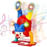 Clown Musical Acrobate Lumineux – Jouet Rigolo Rotatif pour Enfants – Image 4