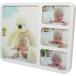 Cadre photo multiple – Design blanc élégant pour 4 photos (format mixte) – Image 3