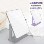 Miroir de Table Rectangulaire – Pivotant, Base de Rangement & Design Minimaliste - 21 cm – Image 3