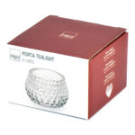 Porte-bougie Chauffe-plat – Verre Texturé Bulles, Design Élégant - Ø 8.5 cm, H 5.5 cm – Image 4