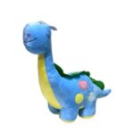 Peluche dinosaure bleu pour bébé – douce, colorée et sécurisée – Image 3