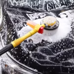 brosse rotative de lavage pour voiture – kit complet multifonction avec pulvérisateur de mousse intégré