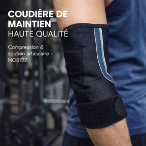 coudière de maintien haute qualité – compression et soutien articulaire – no8777