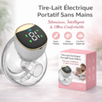 tire lait Électrique portatif sans mains – silencieux, intelligent & ultra confortable
