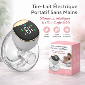 tire lait Électrique portatif sans mains – silencieux, intelligent & ultra confortable