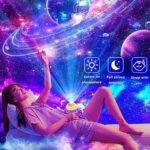 Projecteur Galactique 13-en-1 – Ciel Étoilé à 360° pour Chambre & Salon – Image 4
