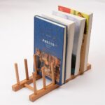 Support à Assiettes en Bambou – Égouttoir & Range-vaisselle Naturel, 8 Fentes – Durable, Stable et Facile à Monter – Image 2