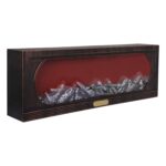 Cheminée Décorative LED – Effet Flamme Réaliste, Ambiance Chaleureuse & Sécurisée – 23.5x8x4 Pouces – Image 3