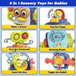 Jouet Sensoriel Bébé 6-en-1 – Busy Cube d’Éveil | Jouet Éducatif Multiactivités Sans BPA – Image 5
