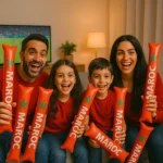 Bâtons de Supporter Maroc – Gonflables, Ambiance Coupe d'Afrique, Fierté Nationale - 60x10 cm – Image 3