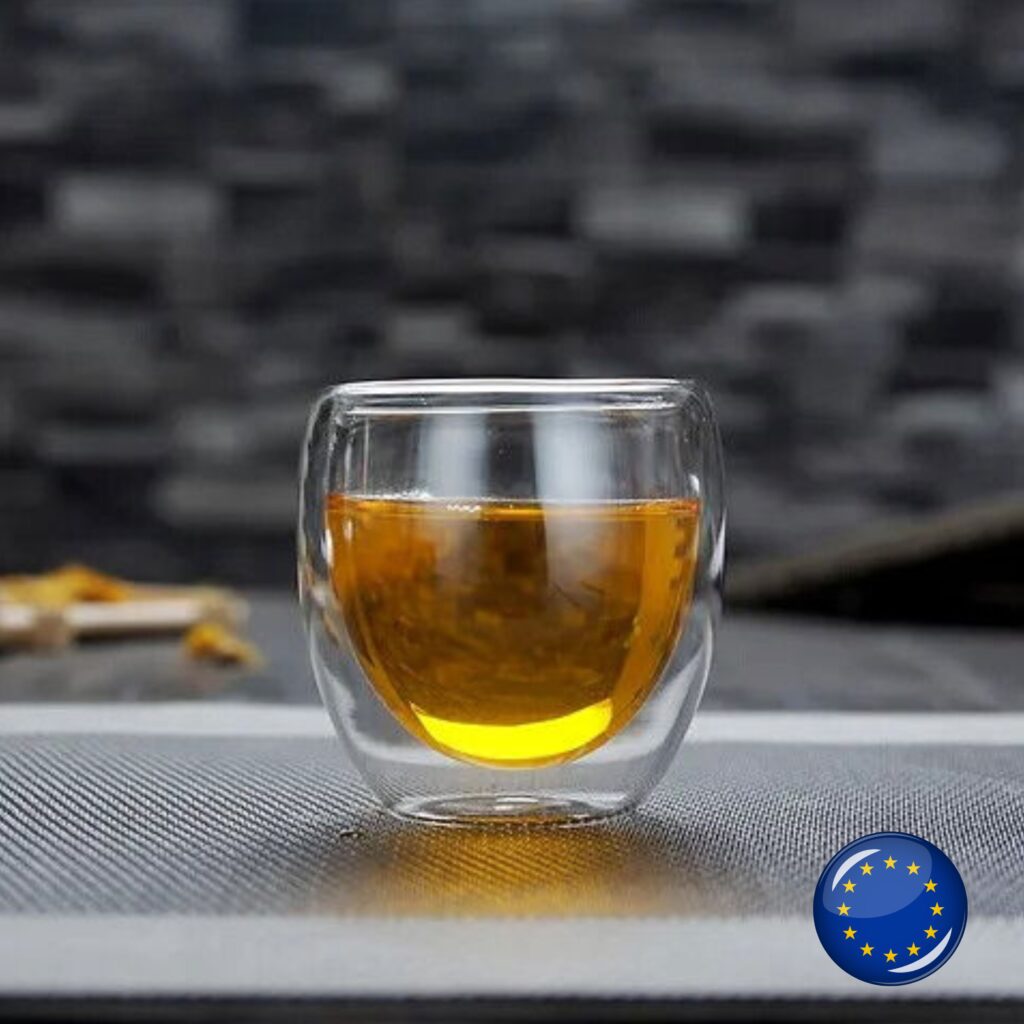 verre double paroi Maroc,verre 200ml,verre borosilicate Maroc,verre café double paroi,verre normes européennes,verre thé transparent,verre premium The Good Place,accessoires cuisine Maroc.