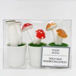 Set de 3 Champignons Décoratifs – Artificiels, Style Féérique Forêt - 13 cm – Image 3