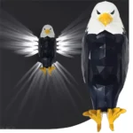 Lampe Murale Aigle 3D Magnétique – Effet Ailes Lumineuses 💡✨
