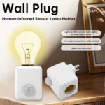 Support Mural Intelligent avec Capteur Infrarouge PIR – Allumage Automatique 🕯️✨ Plug & Play – Image 2