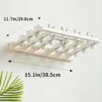 Séchoir Mural Pliable – 22 Pinces , Ultra Compact – Image 6