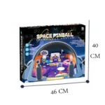Jeu Space Pinball Galactic – Flipper Enfant Interactif | Jeu d’Adresse & Lumières | 46 cm – Image 3