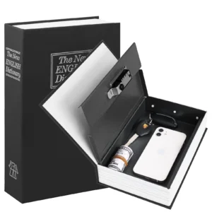 Coffre-fort Livre Secret – Serrure à Code, Cachette Discrète - 18x11.5 cm