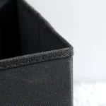 Boîte de Rangement Pliable – Tissu Robuste, Poignée en Bois - 34.9x29x14.3 cm – Image 5