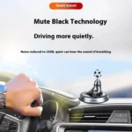 Diffuseur Parfum Voiture Solaire – Lion de Mer & Ballon Rotatif, Aromathérapie Silencieuse - Décoration Auto Élégante – Image 2