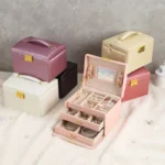 Boîte à Bijoux – Organisateur Multi-Niveaux, Portable & Élégante – Image 4