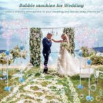 Machine à Bulles sur Pied – Hauteur Ajustable, Lumières & Musique - 51-117 cm – Image 3