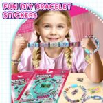 Kit Bracelet Sticker String Fun – 80 Stickers Inclus | Jeu Créatif DIY pour Enfants 3+ | Perles + Stickers + Accessoires – Image 4