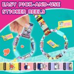 Kit Bracelet Sticker String Fun – 80 Stickers Inclus | Jeu Créatif DIY pour Enfants 3+ | Perles + Stickers + Accessoires – Image 3