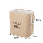 Panier de Rangement Storage Large – Grande Capacité 40×35×25 cm, Tissu Résistant & Poignées en Corde – Image 2