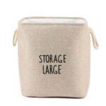 Panier de Rangement Storage Large – Grande Capacité 40×35×25 cm, Tissu Résistant & Poignées en Corde – Image 6