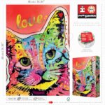 Puzzle Educa Chat "Love" – 1000 Pièces, Design Artistique Coloré - 68 x 48 cm – Image 2