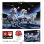 Puzzle Educa 1000 pièces – Licornes Célestes, Nuit Étoilée - 68 x 48 cm – Image 3
