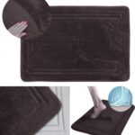 Tapis à Mémoire de Forme – Toucher Velours, Absorbant & Antidérapant - 73 x 50 cm